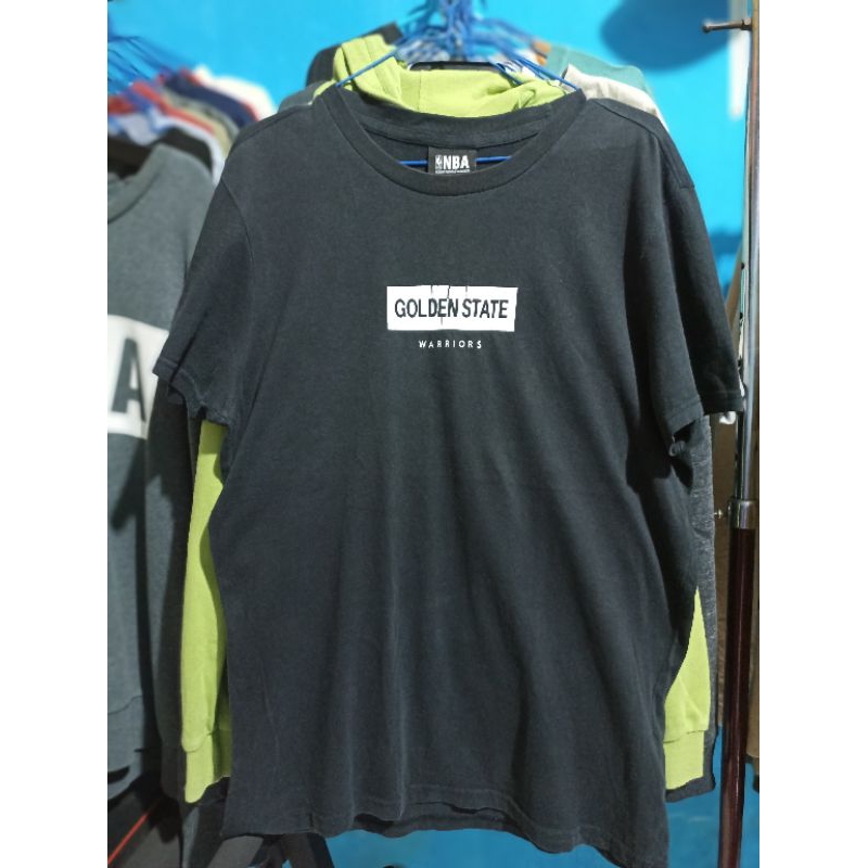 kaos NBA GSW second ori