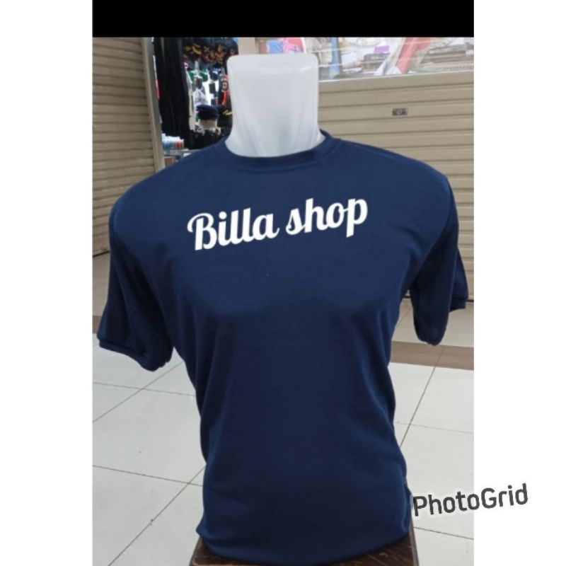 Kaos Oblong Polos Biru Dongker