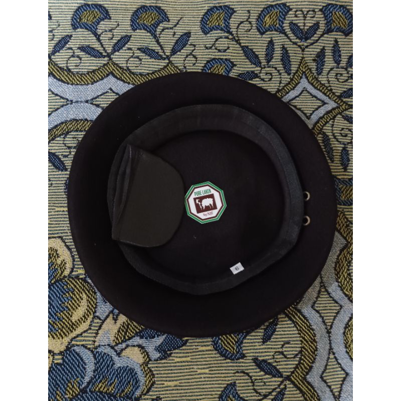 Baret Coklat tua-kehitaman Sabhara- Polisi -Samapta-Pramuka