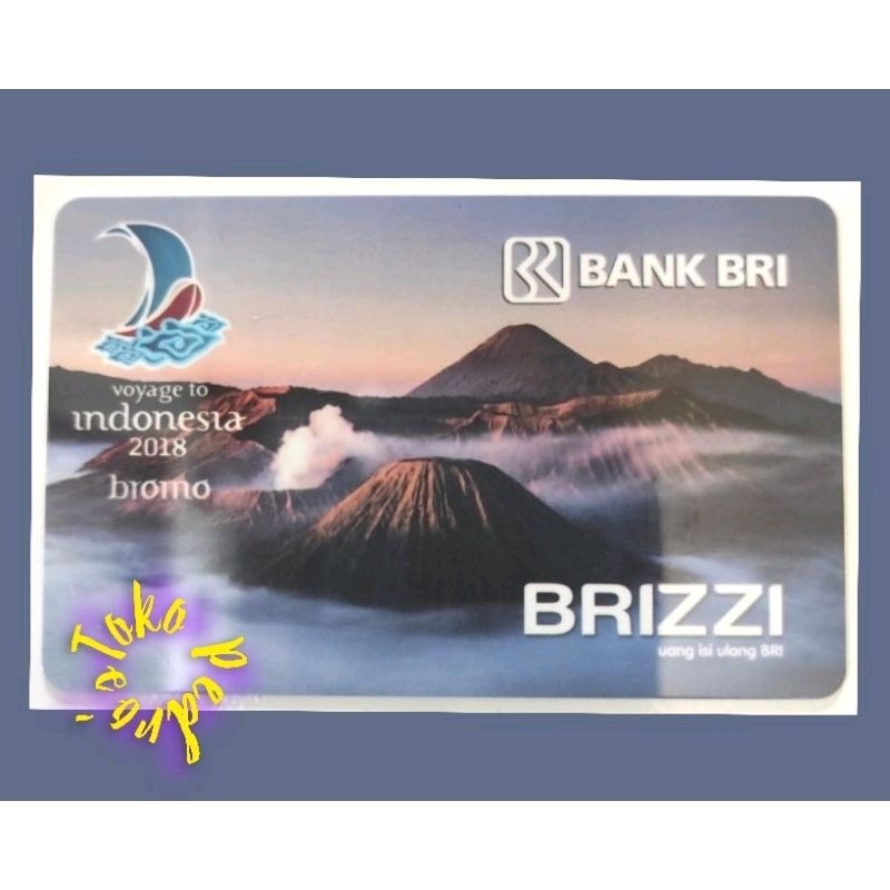 BRIZZI BRI edisi VOYAGE TO INDONESIA 2018 - &quot;Mount BROMO&quot;  /Like eMoney eTOLL Tapcash or Flazz