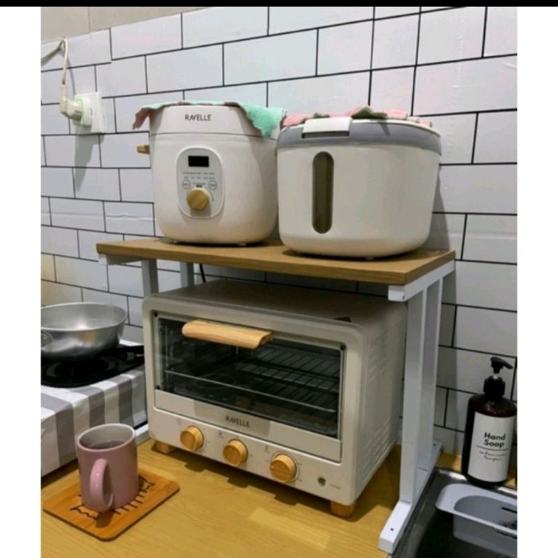 MEJA BUMBU DAPUR MEJA MAGICOM MICROWAVE OVEN