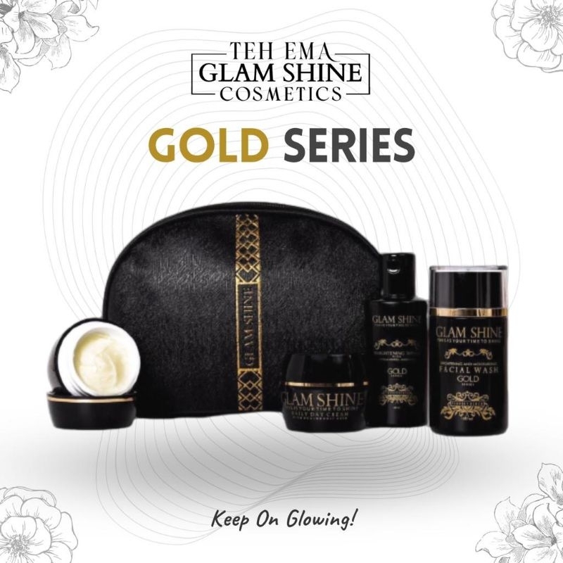 GLAM SHINE SKINCARE COSMETICS PREMIUM GOLD SERIES OFFICIAL DISTRIBUTOR 100% ORIGINAL PRODUK