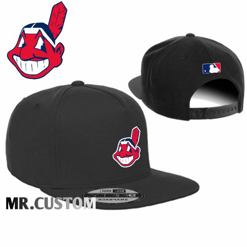 Topi snapback mlb/Topi snapback sablon/Topi trucker pria wanita MLB INDIANA