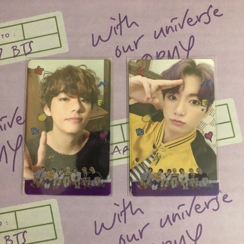 Photocard Deco Kit Taehyung Jungkook