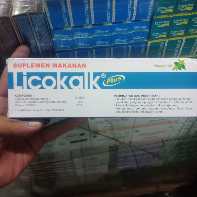 LICOKALK Plus Suplemen Makanan 100kaplet