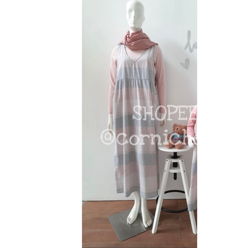 Corniche Yucy Overall DEWASA Pink - TH501204 yang anak dijual terpisah