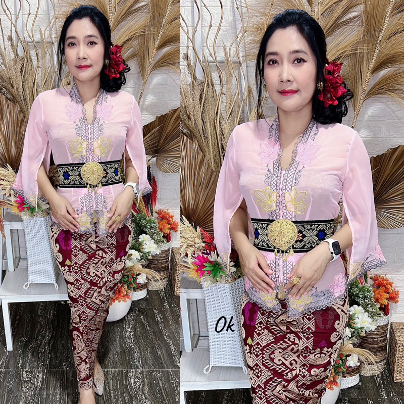 baju kebaya jadi motif tunjung