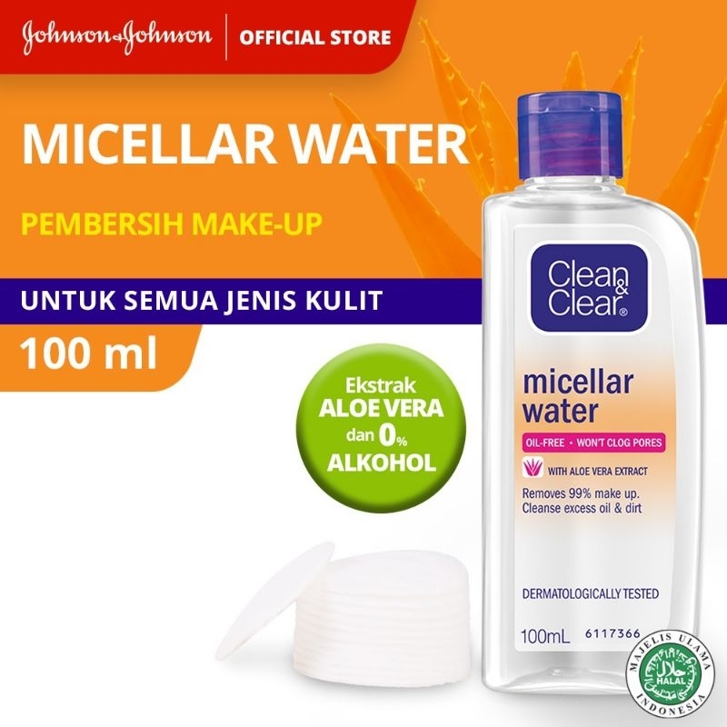 clean &amp; clear micellar water 100ml