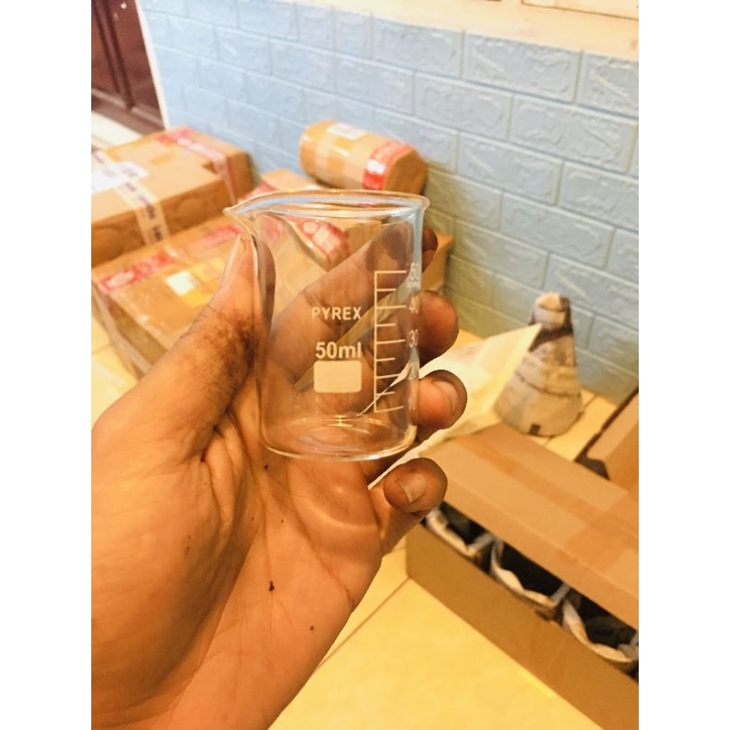 Beaker glass 50ml Pyrex