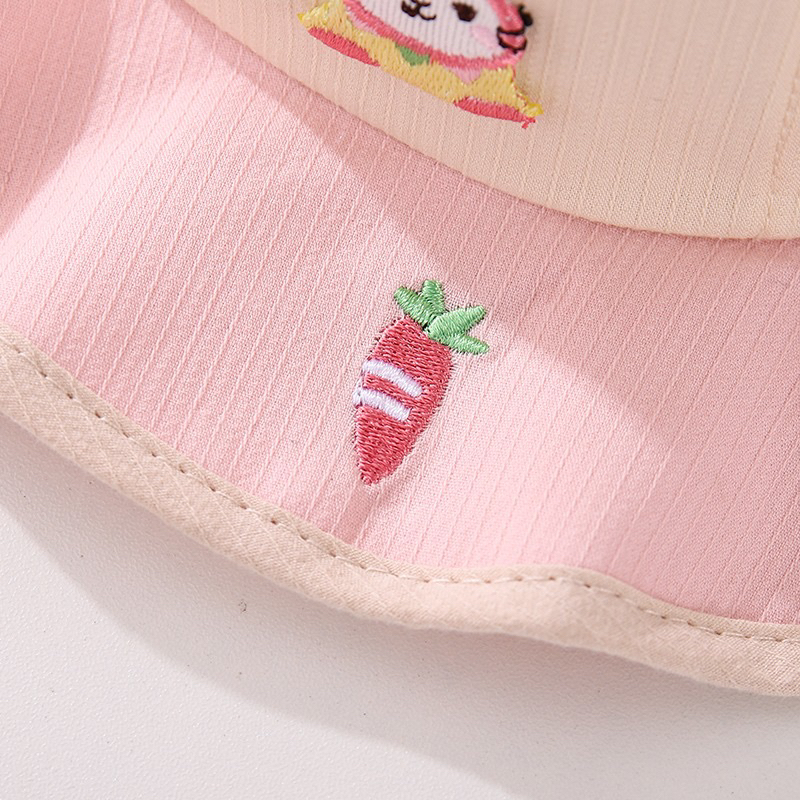 9-24 bulan Topi Bucket Anak Perempuan Import Model Carrotears Rabbit 3