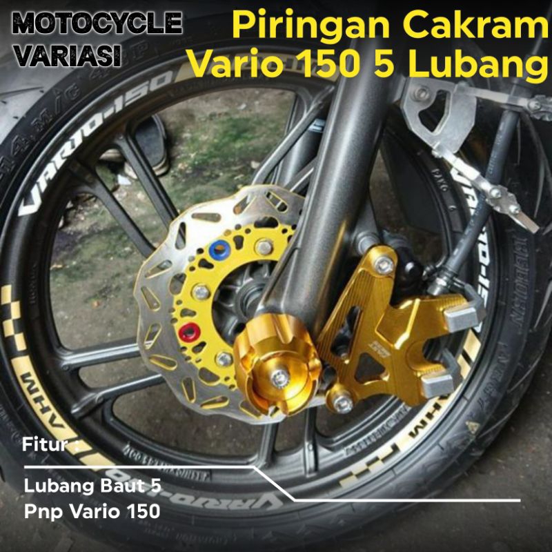 Piringan Cakram Depan Vario 150 New Lubang 5