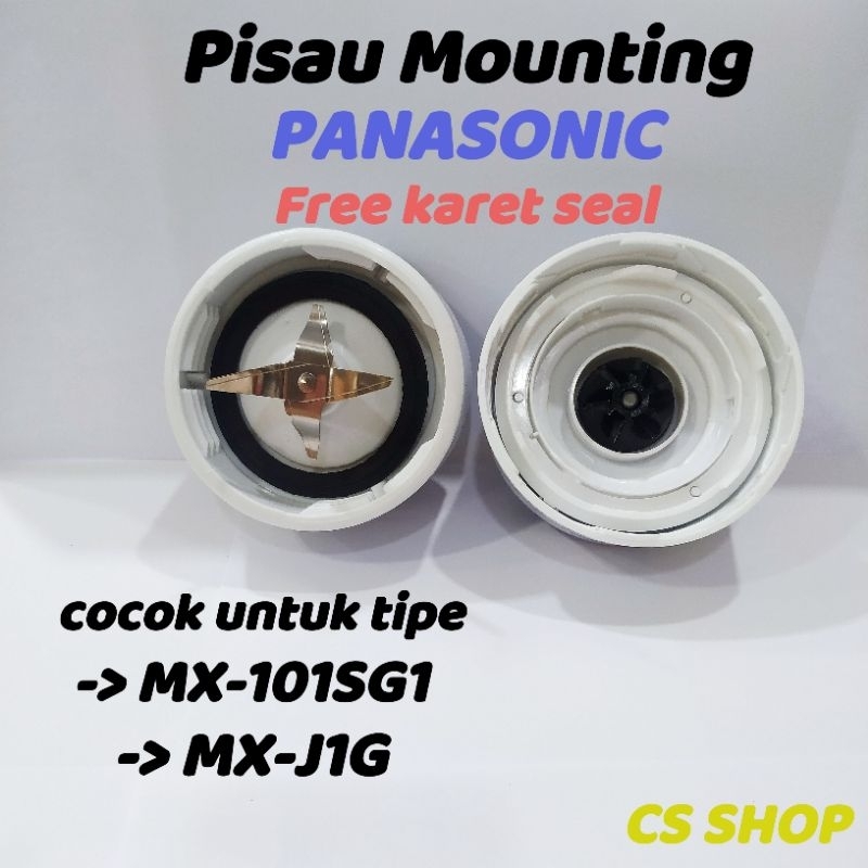 Mounting Blender Jus Panasonic Free Karet Seal type MX-101SG, MX-J1G/Pisau Jus Panasonic