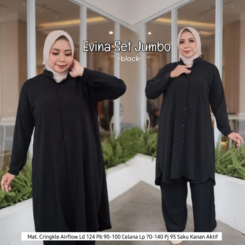 EVINA SETELAN SUPER JUMBO BAJU WANITA