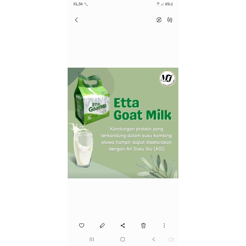 

susu kambing etawa