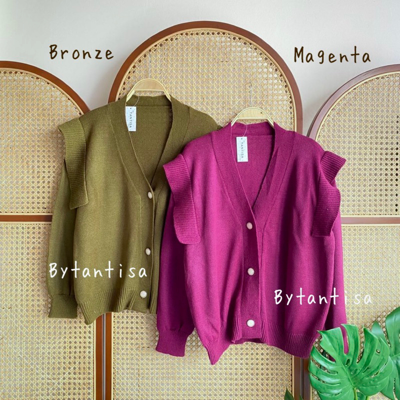 CARDIGAN RAJUT RUFFLE CYRA LIMITED