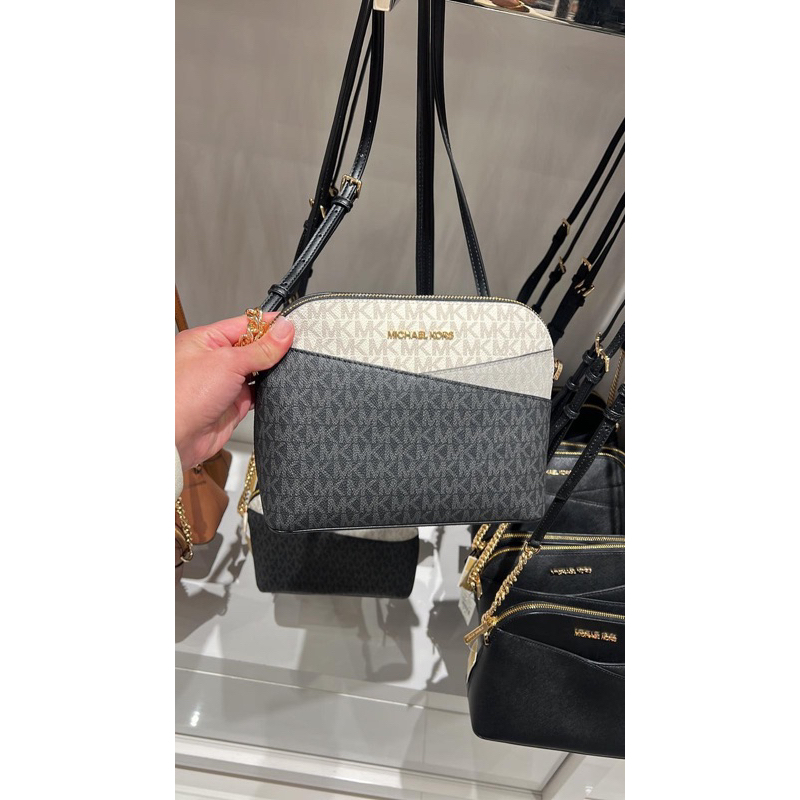 MK crossbody Dome multi black