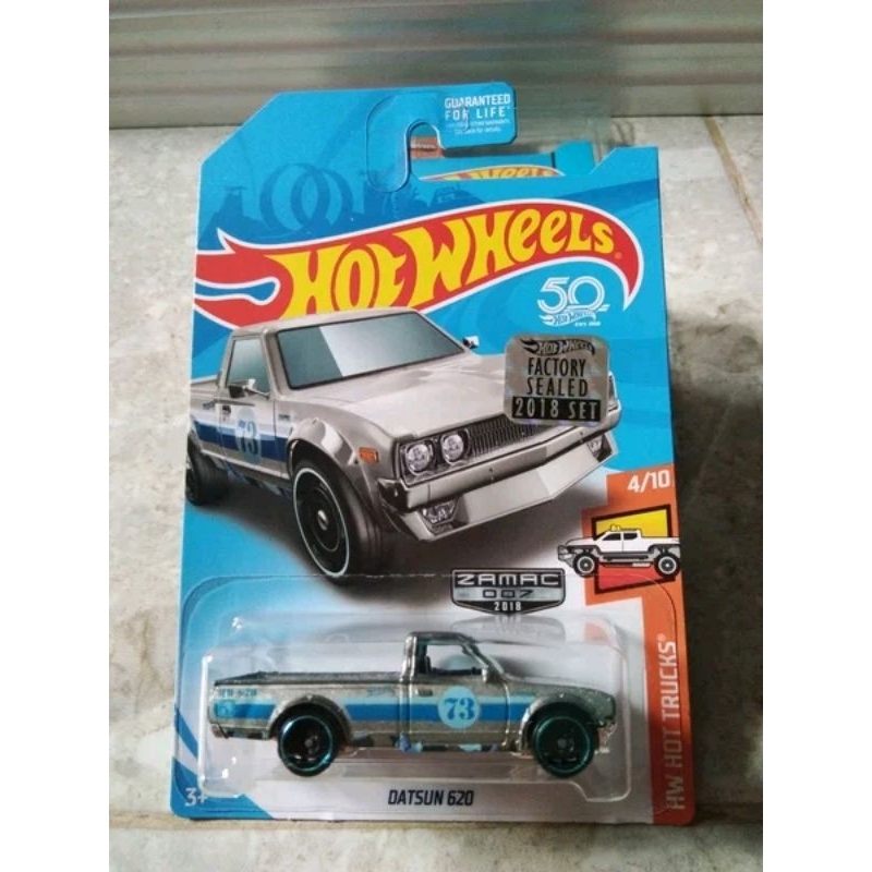Hot Wheels Datsun 620 Zamac Kmart Exclusive Recolor Factory Sealed 2018