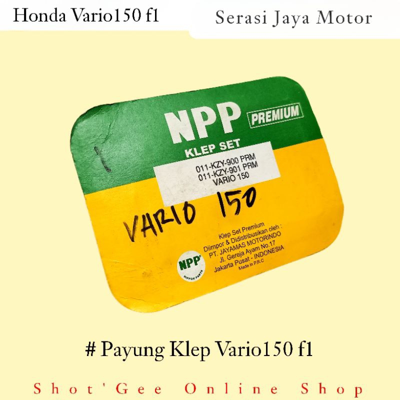 NPP PAYUNG KLEP VARIO 150 F1