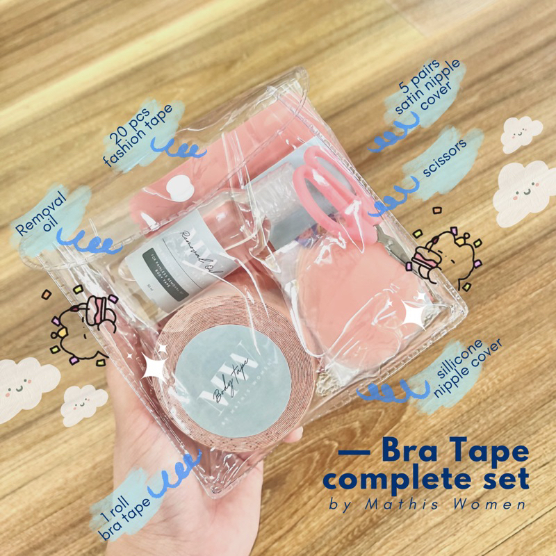 BRA TAPE COMPLETE SET | Package Body Tape | Boob Tape by Mathis Women