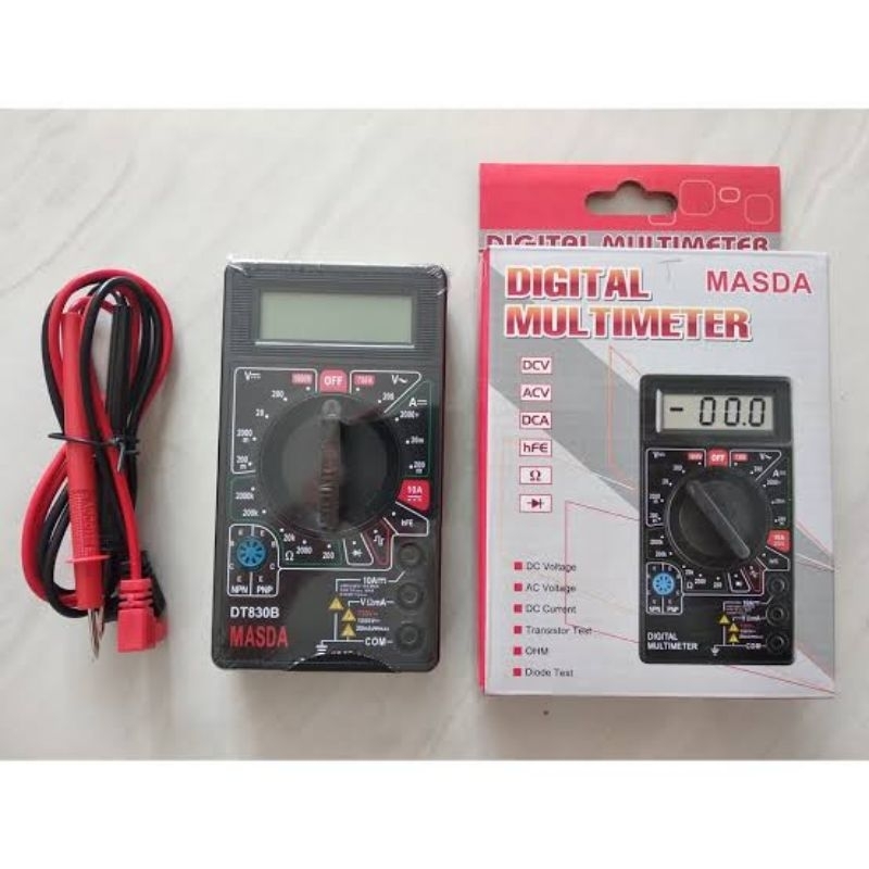 MultiTester Digital 830B VISERO / Masda / Klop Avometer Multimeter Digital 830B Avometer