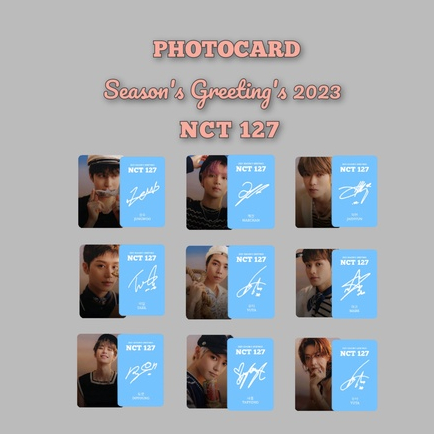 PC PHOTOCARD NCT 127 SEASON'S GREETINGS 2023 UNOFF
