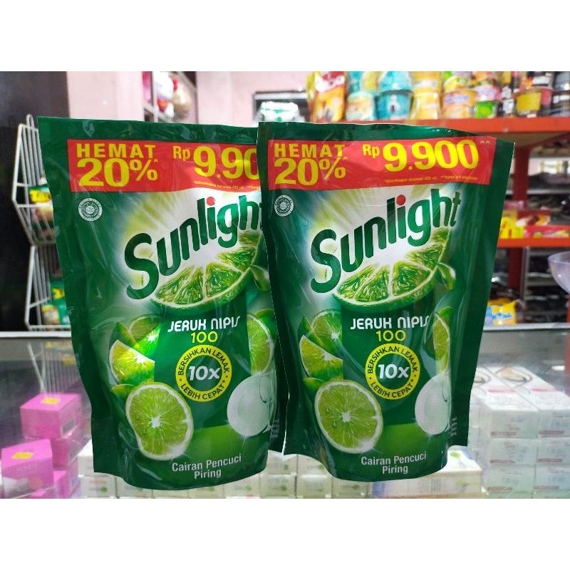 sunlight sabun cuci piring 460ml (10.000)