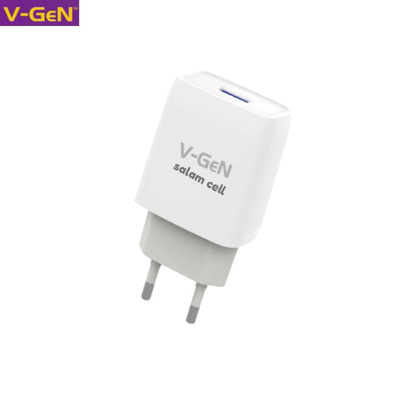 Charger V-Gen VCT1-22 18W Quick Charge 3.0 Original Vgen Vct1 22 Garansi Resmi