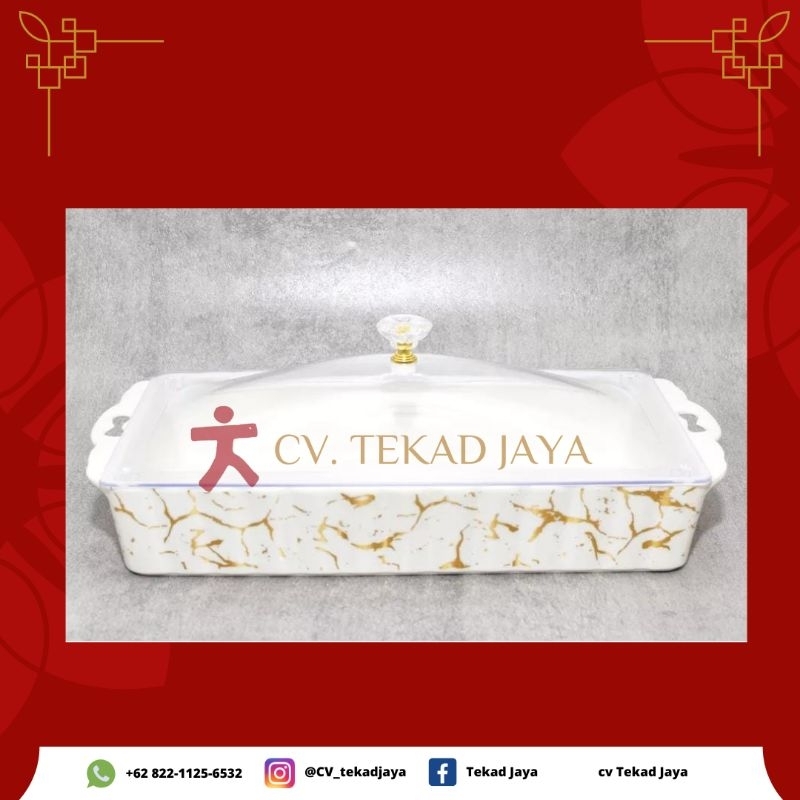 fiorenza kotak kue marbel putih