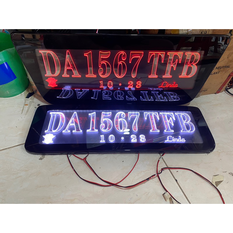 PLAT LAMPU MOBIL