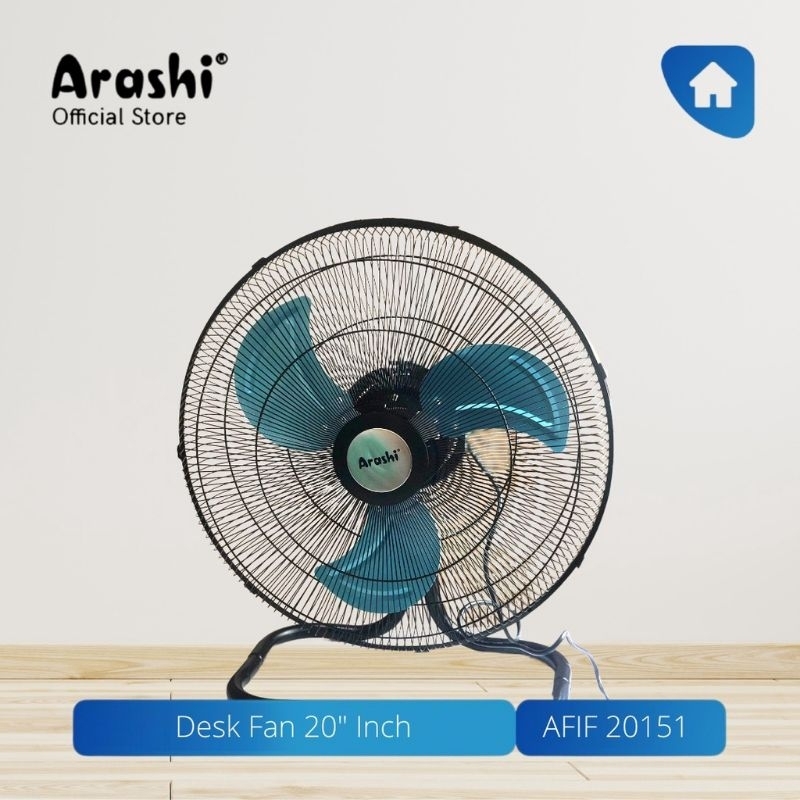 Kipas Angin Arashi 20inc Meja/Desk Fan AR138 AFIF