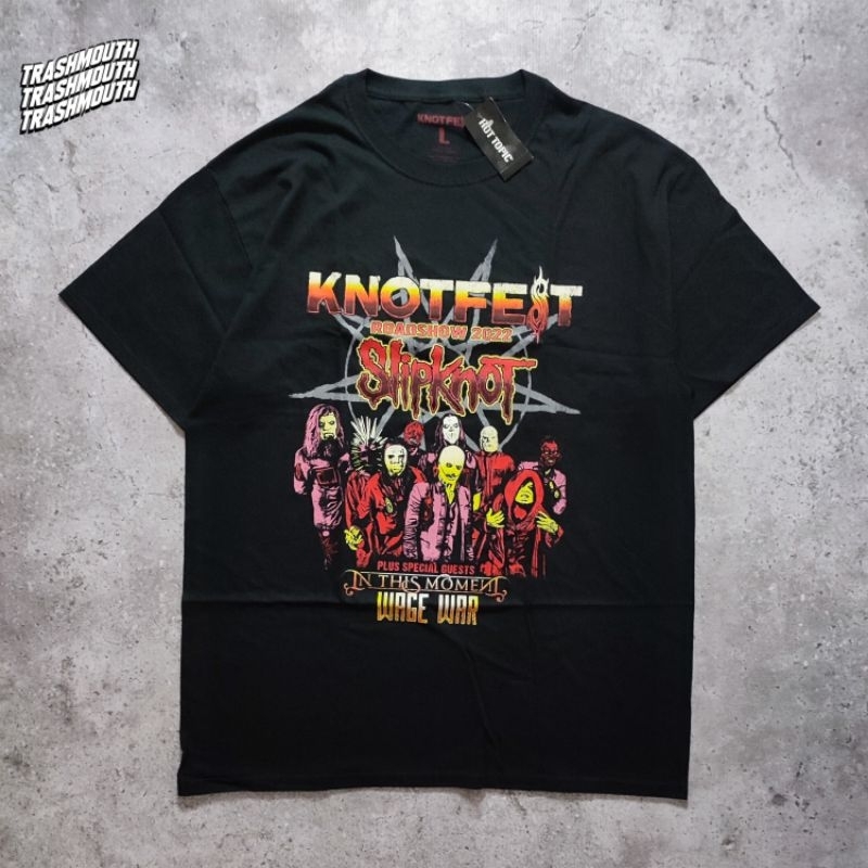 KAOS BAND SLIPKNOT - KNOTFEST 2022 TOUR WITH WAGE WAR