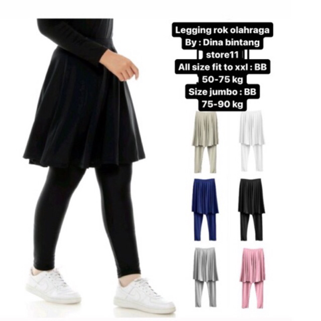 COD ROK LEGGING JUMBO OLAHRAGA / ROK LEGGING GYM / ROK LEGGING SENAM / ROK LEGGING ZUMBA JUMBO BB 75