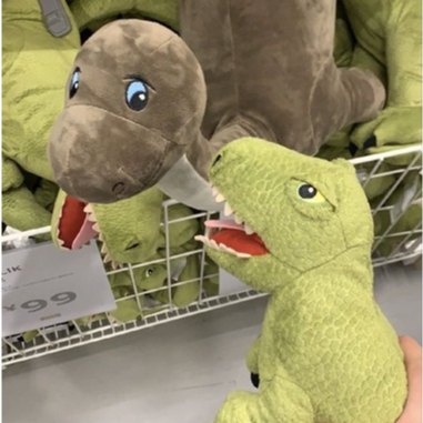 Boneka Dinosaurus Brontosaurus Trex Triceratops Soft Yelvo