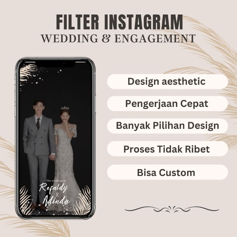 FILTER INSTAGRAM WEDDING/PERNIKAHAN & ENGAGEMENT | CUSTOM FILTER INSTAGRAM