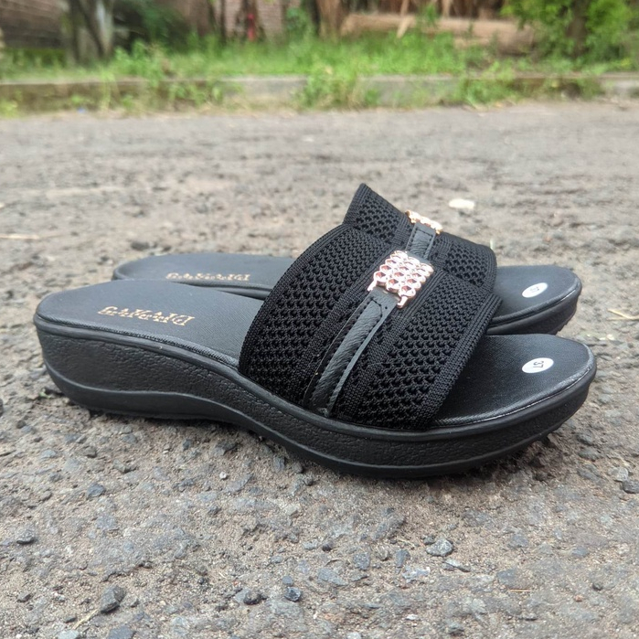 WEDGES BLACKPINK - Sandal Wanita Murah kualitas Bintang lima harga kaki lima Sandal Pesta Party Calbi Sofiya