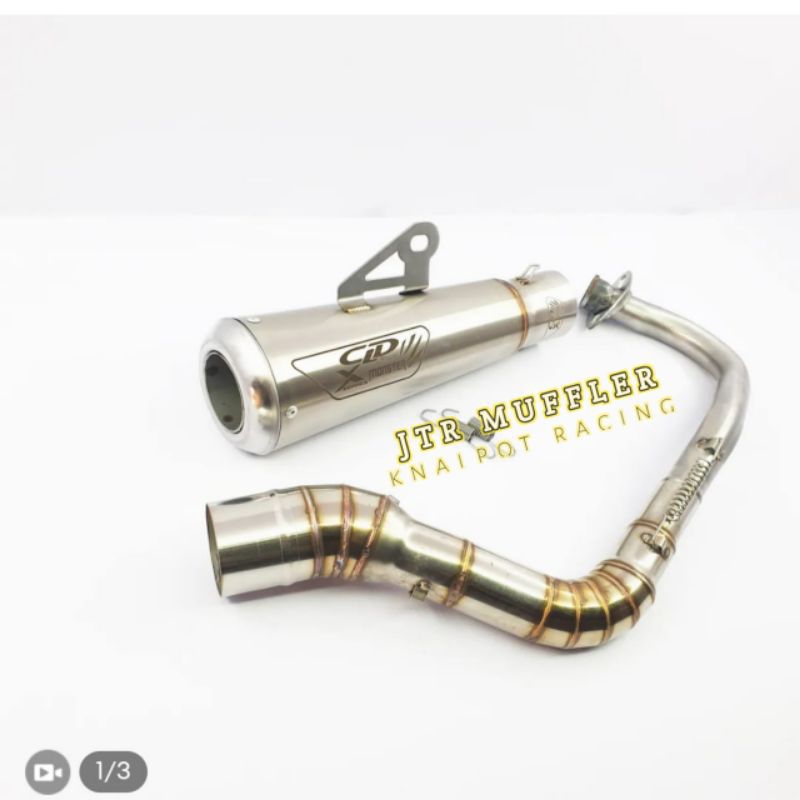 Knalpot CLD X MONSTER LEHER KOLONG VARIO BEAT SCOOPY MIO SPORTY SMILE MIO J M3 GT Z S FINO SOUL GT X