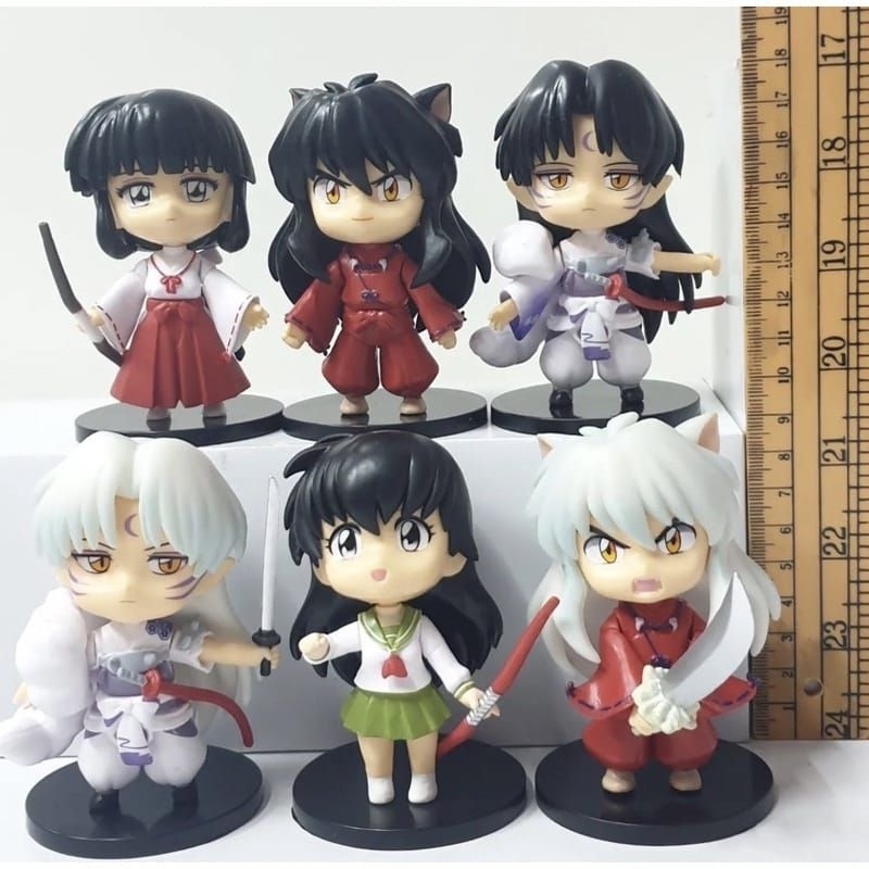 ACTION FIGURE INUYASHA [ BISA COD ] 1 SET ISI 6