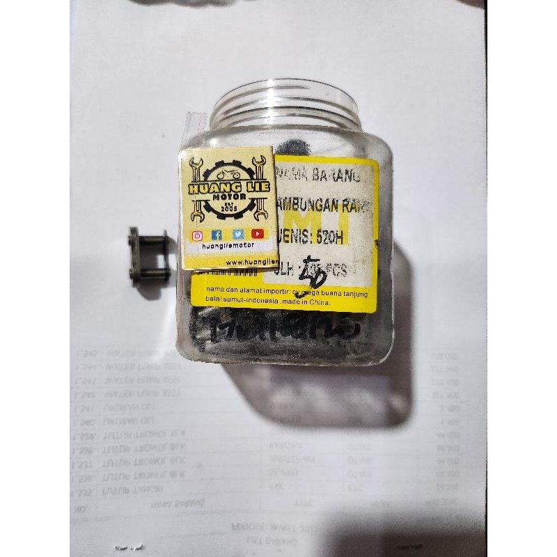 sambungan rantai 520h