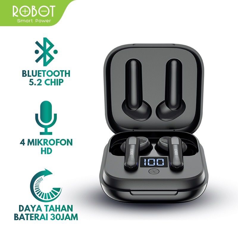 Robot Airbuds T40NC TWS Headset bluetooth 5.2 ORIGINAL