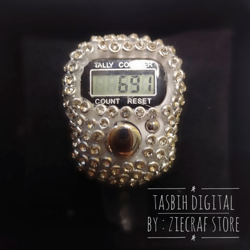 Tasbih digital permata handmade