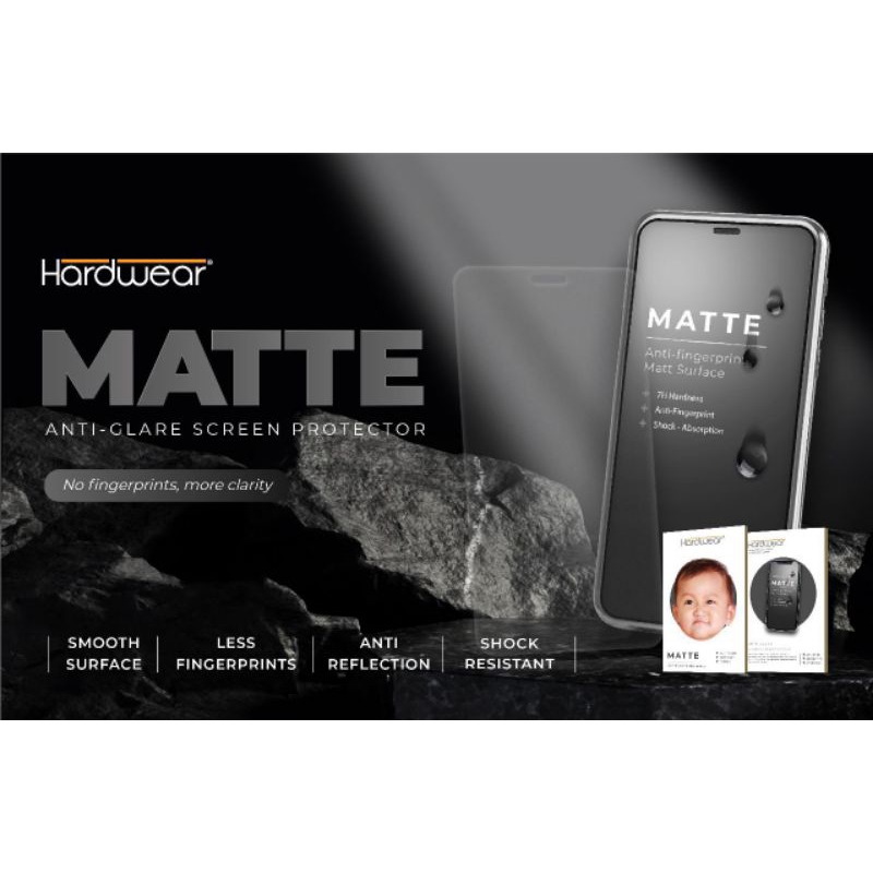 PELINDUNG LAYAR ANTI GORES HIDROGEL HYDROGEL HARDWARE MATTE &amp; CLEAR 1Box