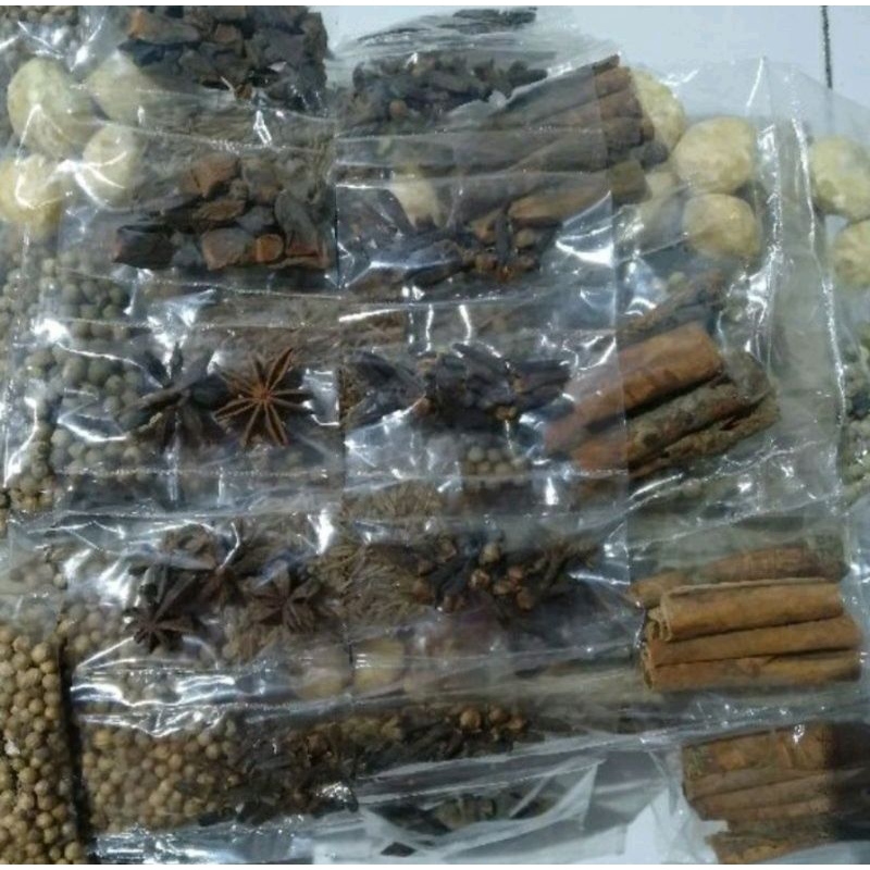 

aneka rempah dapur sachet