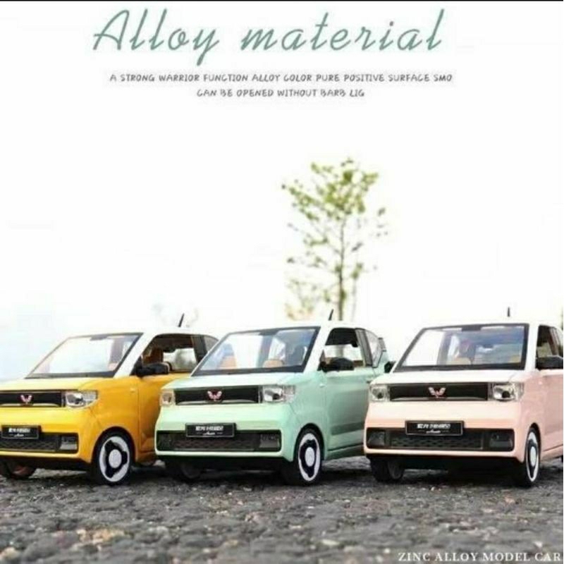 Mainan Diecast Mobil Wuling Air Ev