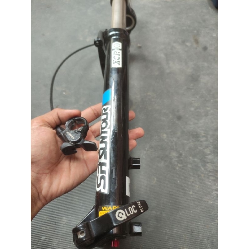 garpu mtb fork sr suntour xcr 32 travel 130 remote TA 15 rebound