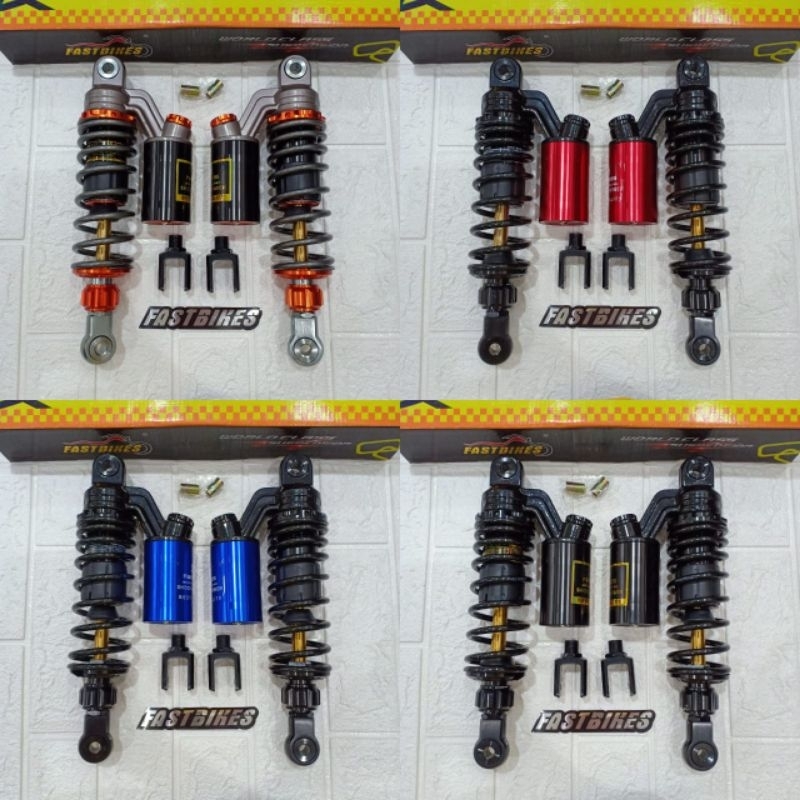 Shockbreaker Shock Tabung Atas As Gold Motor Bebek + Anting Matic Aerox Pcx Revo Tiger Thunder Jupit