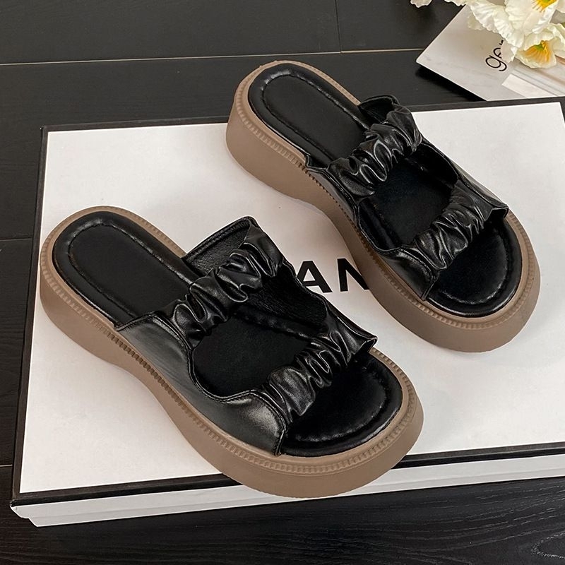 MYSTYLE Viola Korea Design  Sandal Wedges Fashion Wanita Import