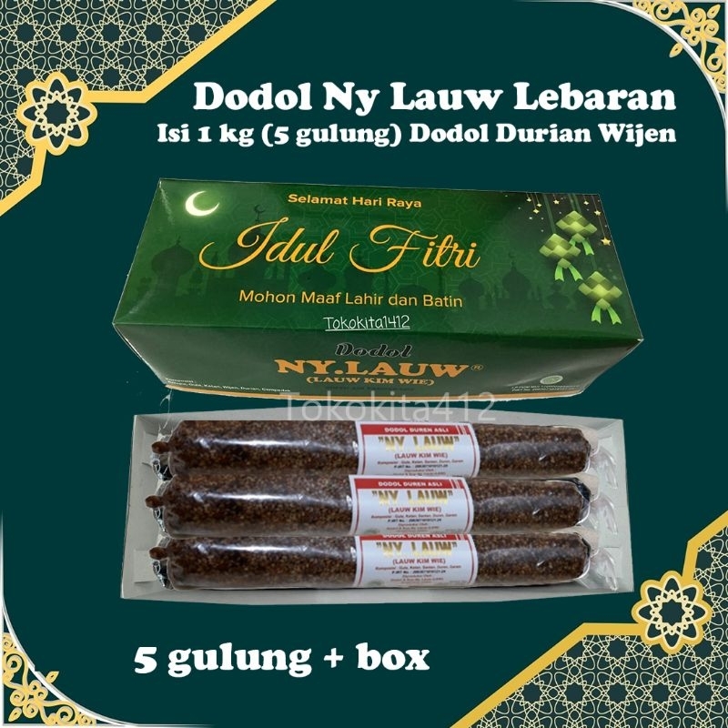 Dodol Ny Lauw Hampers Lebaran 1 kg Idul Fitri