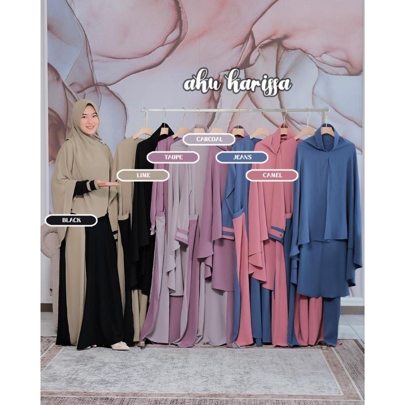 [RAMADHAN BIG SALE] JANETTA SET SYAR'I ORI AKU KARISSA/GAMIS SET SYAR'I AKU KARISSA