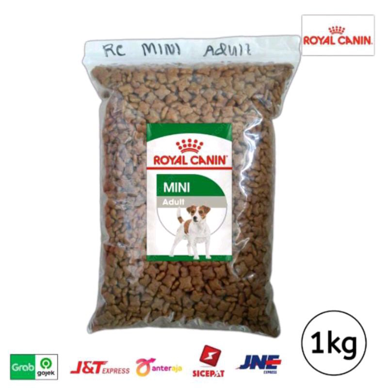 Royal Canin Mini Adult 1kg repack | makanan anjing dewasa rc