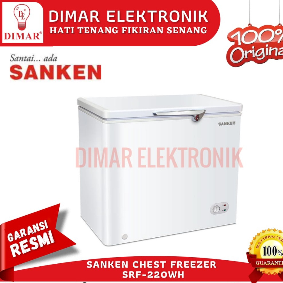 CHEST FREEZER SANKEN SRF 220 WH